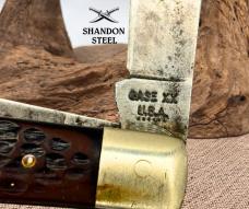 CASE XX USA 1974 6 DOT 6202 1/2 JACK POCKET KNIFE DELRIN CARBON STEEL (2)