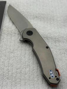 Zero Tolerance ZT 0220 Anso S35VN TI Flipper New In Box Discontinued