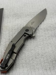 Zero Tolerance ZT 0220 Anso S35VN TI Flipper New In Box Discontinued