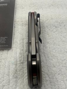 Zero Tolerance ZT 0220 Anso S35VN TI Flipper New In Box Discontinued