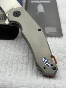 Zero Tolerance ZT 0220 Anso S35VN TI Flipper New In Box Discontinued