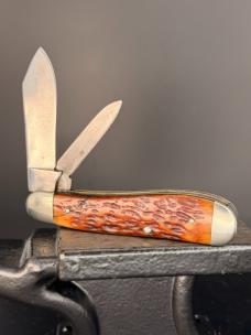 Vintage Wards USA Dogleg Jack Knife 1930s-40s  Great Snap, solid knife