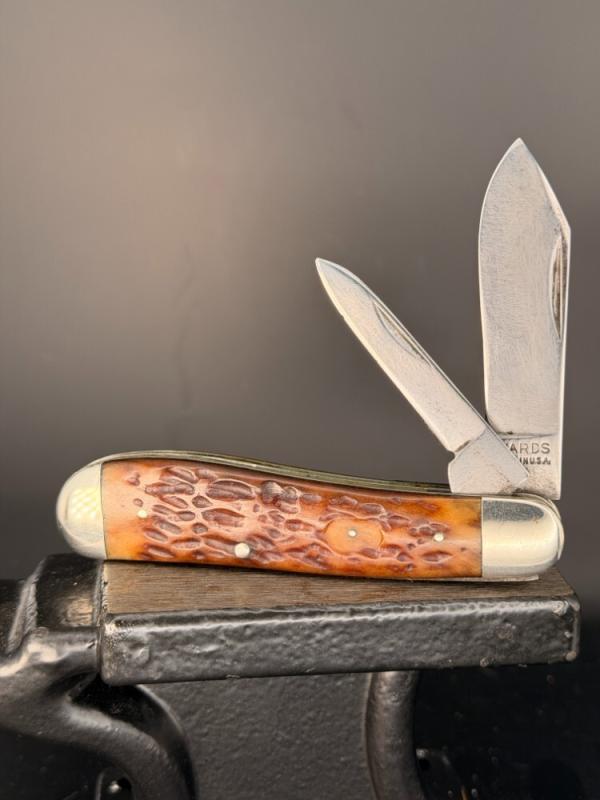 Vintage Wards USA Dogleg Jack Knife 1930s-40s Great Snap, solid knife Vintage Wards USA Dogleg Jack Knife 1930s-40s Great Snap, solid knife