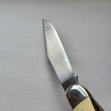 Vintage 1976 Schrade USA 260SC Scrimshaw American Eagle Folding Hunter Knife CIB