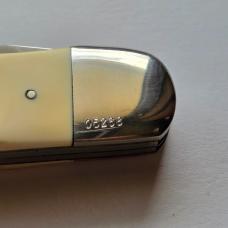Vintage 1976 Schrade USA 260SC Scrimshaw American Eagle Folding Hunter Knife CIB