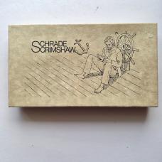 Vintage 1976 Schrade USA 260SC Scrimshaw American Eagle Folding Hunter Knife CIB