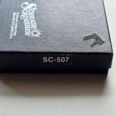 Vintage 1982 Schrade USA SC507 Scrimshaw Bighorn Ram Lockback Knife CIB Sheath