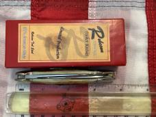 Robeson 1 of 100, Exclusive, Pocket Eze (by Queen) Canoe w/ Great Stag Handles -NOS in orig box