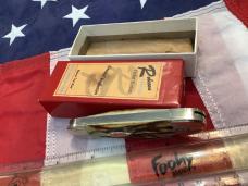 Robeson 1 of 100, Exclusive, Pocket Eze (by Queen) Canoe w/ Great Stag Handles -NOS in orig box
