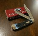 2002 Case XX Limited Edition Mediterranean Blue Bone Trapper 1 of 2500