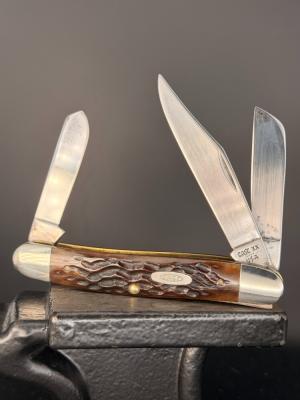 Beautiful 1986 Case XX USA 6347HP Pretty Bone Stockman - Great Snap