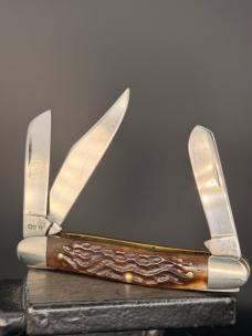 Beautiful 1986 Case XX USA 6347HP Pretty Bone Stockman - Great Snap!