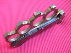 Unique German Brass Knuckle Switchblade Knife