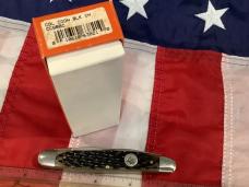 Colonel Coon (by Queen) Muskrat Pocket Knife w/ Nice Black Cherry Bone Handles -NOS & 1 of 400
