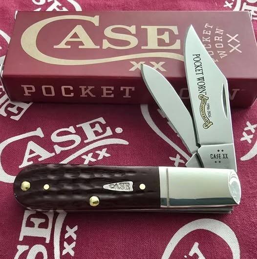 2026 Case Pocket Worn Barlow 62009 1/2 SS. Beautiful Corn Cob Jig Mahogany Bone handles. NIB 2026 Case Pocket Worn Barlow 62009 1/2 SS. Beautiful Corn Cob Jig Mahogany Bone handles. NIB
