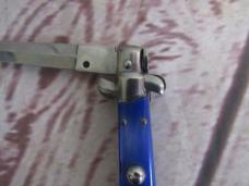 Frank Beltrame 11" Italian Stiletto Blue Pearloid – Authentic Frank B