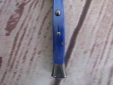 Frank Beltrame 11" Italian Stiletto Blue Pearloid – Authentic Frank B