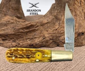 Remington Stagalon Single Blade Barlow Clip Point Pocket Knife Germany 172