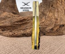 Remington Stagalon Single Blade Barlow Clip Point Pocket Knife Germany (172)