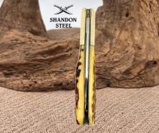 Remington Stagalon Single Blade Barlow Clip Point Pocket Knife Germany (172)