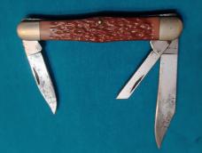 VINTAGE CAMILLUS MCGREW USA HILLBILLY CLASSIC CARPENTERS WHITTLER FOLDING POCKET KNIFE KNIVES OLD