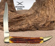 QUEEN STEEL USA VINTAGE WINTERBOTTOM DELRIN TOOTHPICK FOLDING POCKET KNIFE (111)