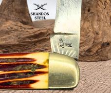 QUEEN STEEL USA VINTAGE WINTERBOTTOM DELRIN TOOTHPICK FOLDING POCKET KNIFE (111)