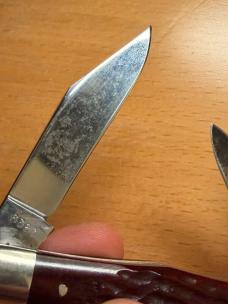 VINTAGE 1975 CASE XX USA 6383 WHITTLER KNIFE GORGEOUS RED BONE