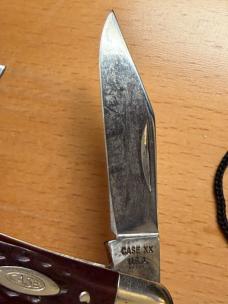 VINTAGE 1975 CASE XX USA 6383 WHITTLER KNIFE GORGEOUS RED BONE