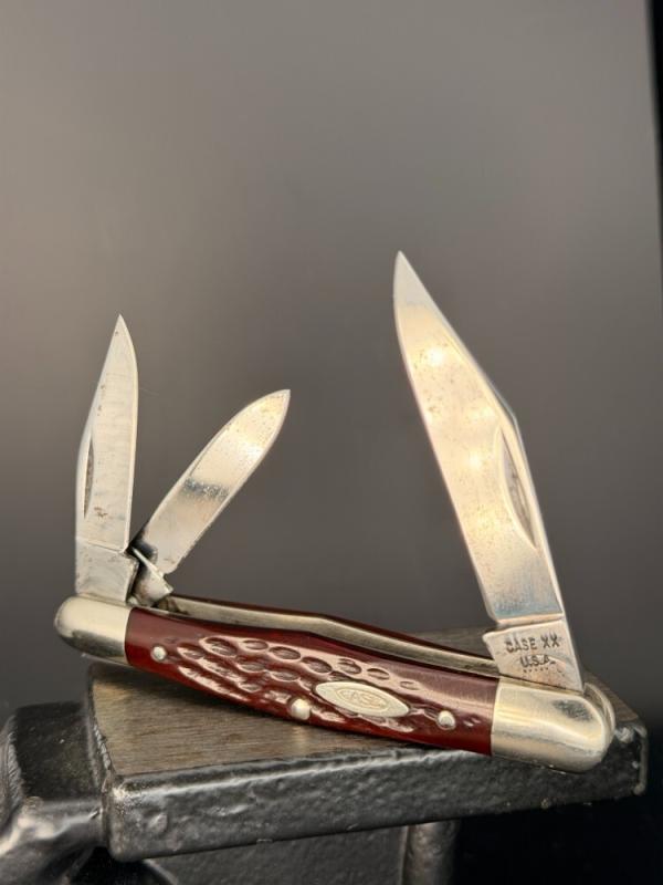 VINTAGE 1975 CASE XX USA 6383 WHITTLER KNIFE GORGEOUS RED BONE VINTAGE 1975 CASE XX USA 6383 WHITTLER KNIFE GORGEOUS RED BONE