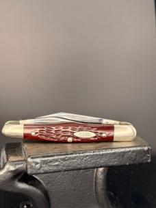VINTAGE 1975 CASE XX USA 6383 WHITTLER KNIFE GORGEOUS RED BONE