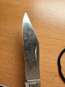 VINTAGE 1975 CASE XX USA 6383 WHITTLER KNIFE GORGEOUS RED BONE