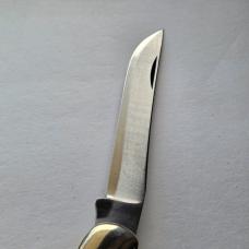 Vintage 1976 Schrade USA 260SC Scrimshaw American Eagle Folding Hunter Knife CIB