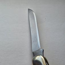 Vintage 1976 Schrade USA 260SC Scrimshaw American Eagle Folding Hunter Knife CIB