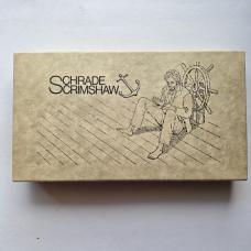 Vintage 1976 Schrade USA 260SC Scrimshaw American Eagle Folding Hunter Knife CIB