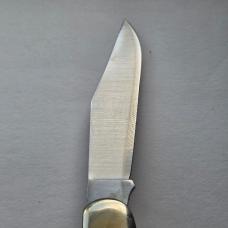 Vintage 1976 Schrade USA 260SC Scrimshaw American Eagle Folding Hunter Knife CIB
