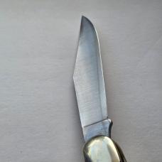Vintage 1976 Schrade USA 260SC Scrimshaw American Eagle Folding Hunter Knife CIB