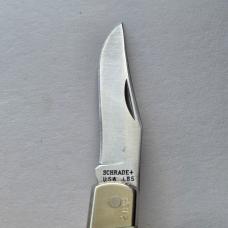 Vintage 1982 Schrade USA LB5 Bald Eagle Commemorative Lockback Knife CIB Box Sheath