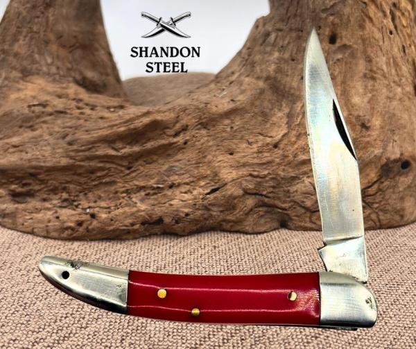 Tooth Pick Red Bone Slip Joint Single Blade Traditional Folding Pocket Knife 191 Tooth Pick Red Bone Slip Joint Single Blade Traditional Folding Pocket Knife 191
