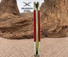 Tooth Pick Red Bone Slip Joint Single Blade Traditional Folding Pocket Knife 191
