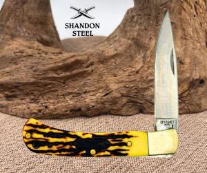 Schrade Uncle Henry Stagalon Handle Limited Edition 1157962 Pocket Knife 192