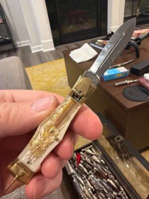 Japanese Dagger Blade Coke Bottle Bullfighter