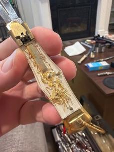 Japanese Dagger Blade Coke Bottle Bullfighter