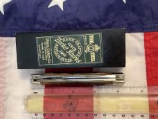 Queen Cutlery Premium Stockman (49 ACSB) w/ Great Amber Stag Bone Handles -NOS in orig box