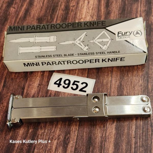 FURY PANTOGRAPH Mini PARACHUTE PARATROOPER KNIFE TACTICAL COMBAT DAGGER FURY PANTOGRAPH Mini PARACHUTE PARATROOPER KNIFE TACTICAL COMBAT DAGGER