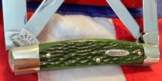 Robeson MasterCraft (by Queen) Congress w/ Sweet Green Bone Handles -NOS in orig box