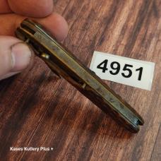 Antique Schrade Cut Co Switch Blade Knife Made In USA 3.75" Closed Bone CS