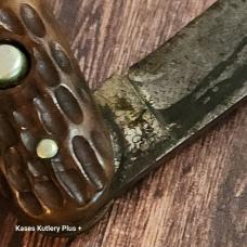 Antique Schrade Cut Co Switch Blade Knife Made In USA 3.75" Closed Bone CS