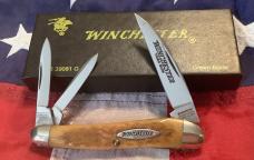 1995 Winchester Seahorse Whittler (Mdl# 39081) w/ Green Bone Handles