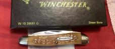 1995 Winchester Seahorse Whittler (Mdl# 39081) w/ Green Bone Handles